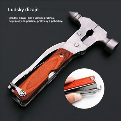 🔥【Lacné a najpredávanejšie】🔥Multifunkčné bezpečnostné kladivo, dokáže rozbiť okná auta, na núdzové použitie