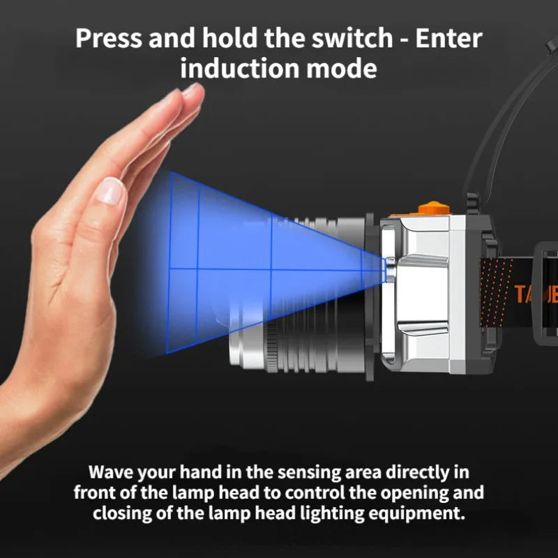 💡🌟【2025 Nueva versión mejorada】🔥🔥 Luz de pesca nocturna para exteriores con sensor inteligente y repelente de mosquitos por infrarrojos de larga duración