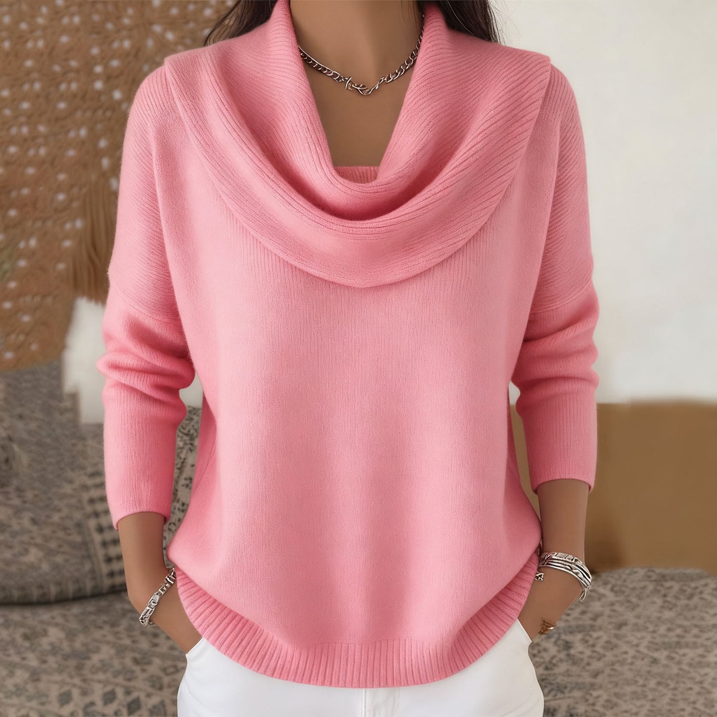 🔥【S-3XL】Nová sezóna jednobarevných svetrů · Měkké a teplé · 50% sleva + rychlé doručení 4164019