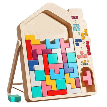 🔥🌈【Kup 1, 1 zdarma】Tetris - vzdělávací logická hra pro děti s kostkami