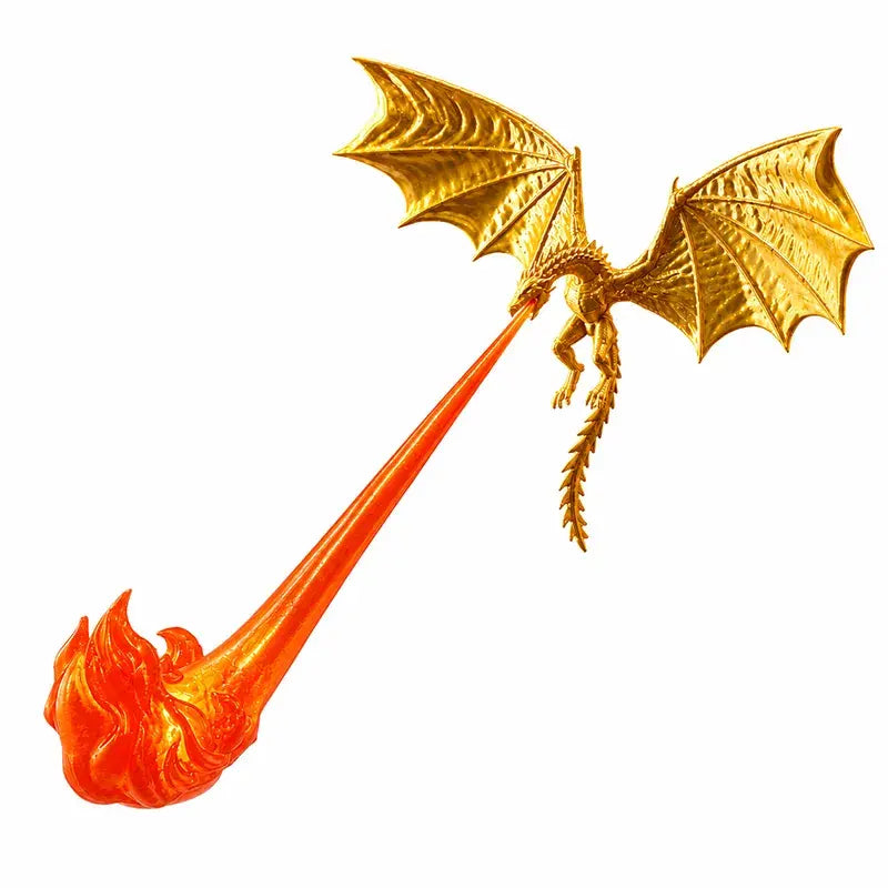 🐉🔥 Lámpara LED de dragón 3D que escupe fuego | Decoración brillante de fantasía para estantería
