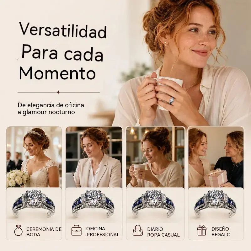 🔥【compre uno y llévese otro gratis】✨🔥✨ Un elegante y brillante anillo para mujer engastado con circonitas cúbicas. un diseño deslumbrante para iluminar momentos especiales.