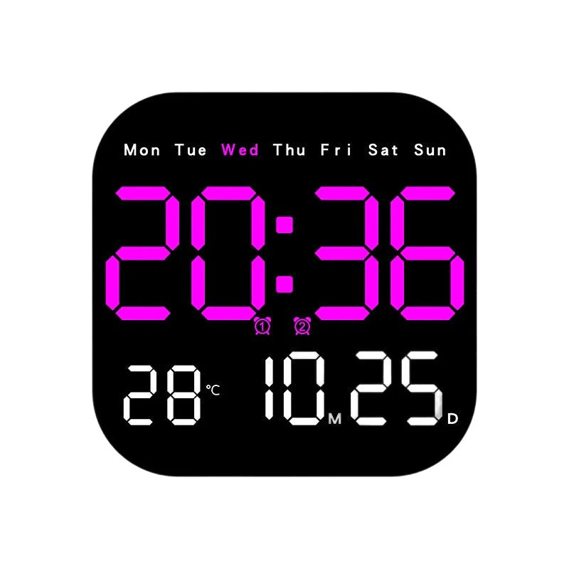 🕰️ ¡Más de 50.000 unidades vendidas! 🛏️ Reloj digital para el hogar y la oficina: ¡despierte suavemente y olvídese de las alarmas molestas! Brillo ajustable, funcionamiento silencioso por la noche. 🌙