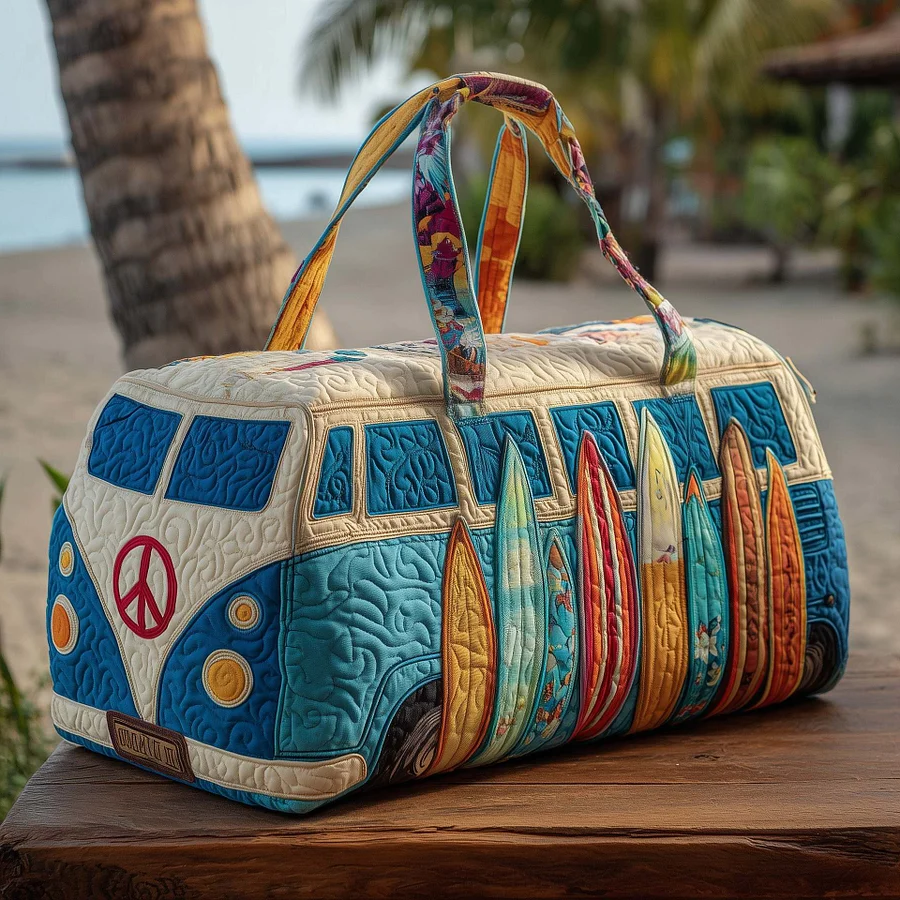 【-50% DE DESCUENTO】Bolsa de viaje acolchada Hippie Van