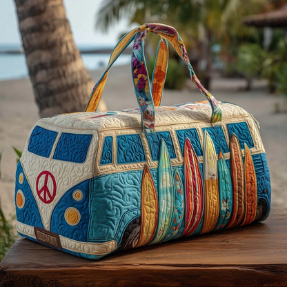 【-50% DE DESCUENTO】Bolsa de viaje acolchada Hippie Van