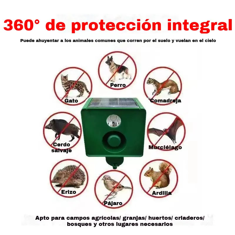 【✨Compra uno y llévate otro gratis】🐅Alarma solar con luz para ahuyentar animales salvajes