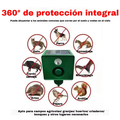 【✨Compra uno y llévate otro gratis】🐅Alarma solar con luz para ahuyentar animales salvajes