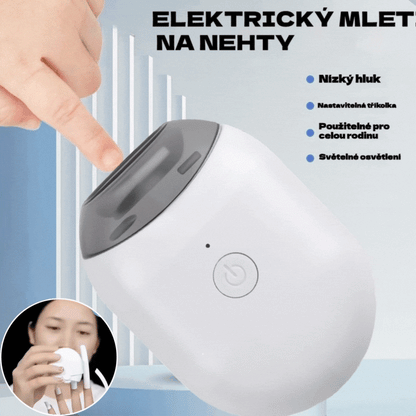 💅 Kupte 1 kus a získejte 1 zdarma! ✨ Automatický pilník na nehty (1 kus) pro bezpečnou a šetrnou péči o nehty 👶🔧