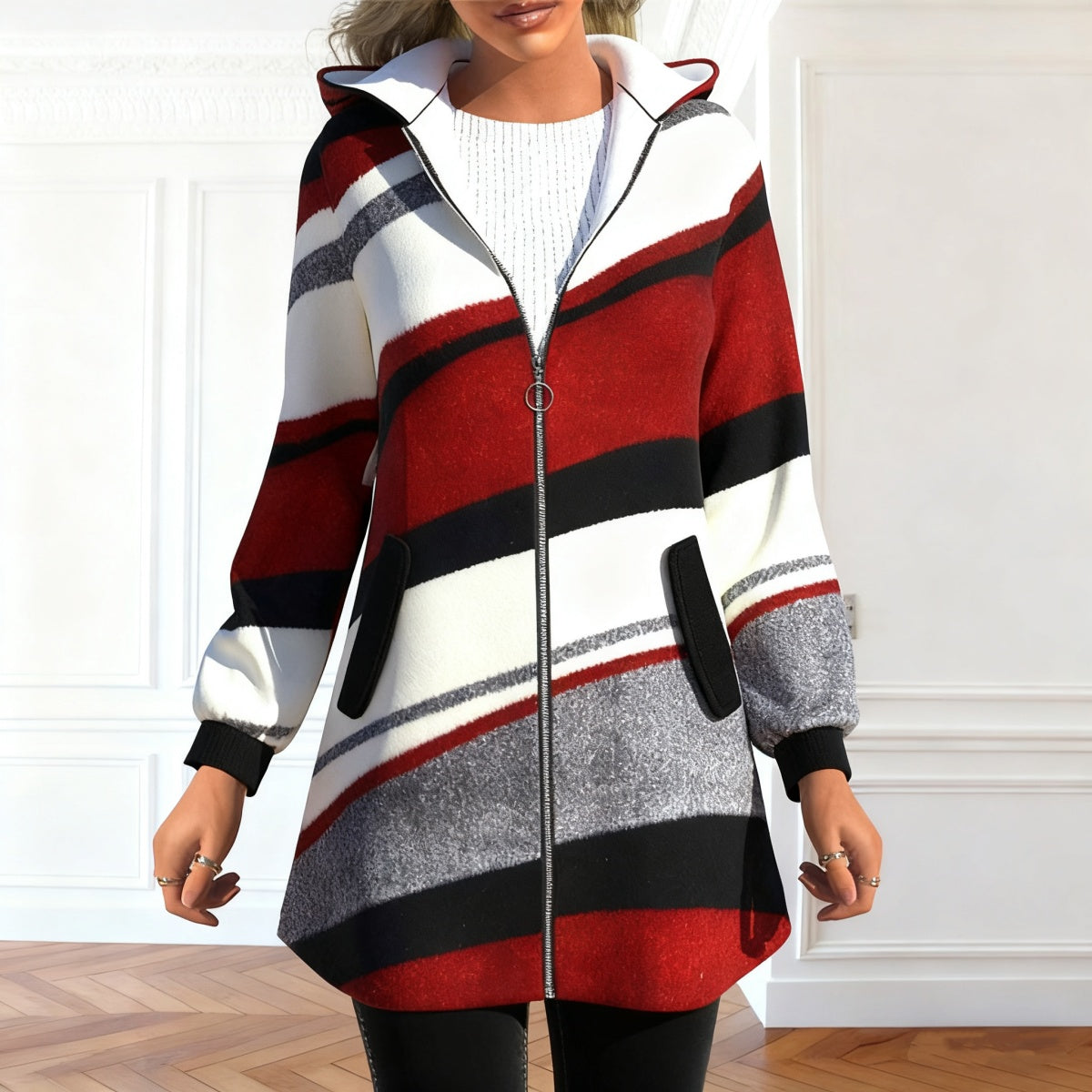 💕45%OFF-【S-3XL】Horúca nová zimná dámska bunda s kapucňou