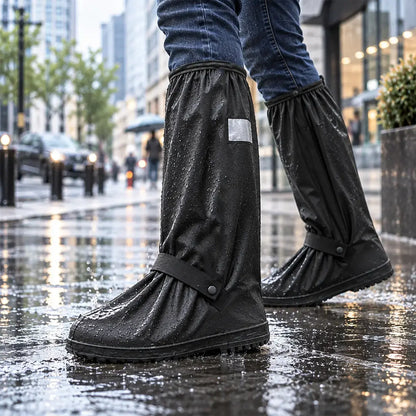 【1 pár】 Zabráňte namočeniu tenisiek! Odolné nepremokavé návleky na topánky: protišmykové a skladacie - ľahko sa nosí v taške 🌧️