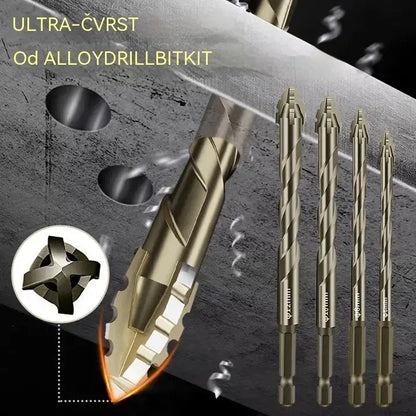 🛠🛠【6 KOMADA 24 eura】【4+5+6+8+10+12 mm】Set ekscentričnih svrdala velike čvrstoće sa 6 žljebova