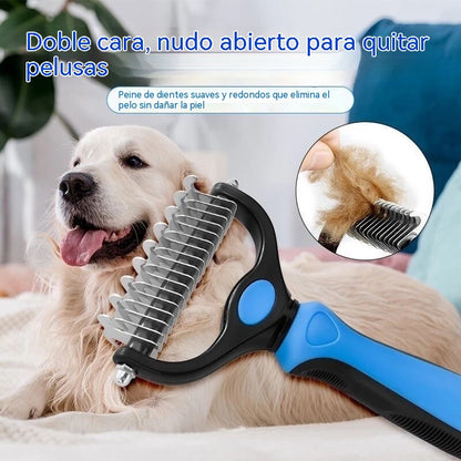 【compre uno y llévese otro gratis】🐾 Herramienta profesional para eliminar el pelo muerto de perros y gatos: suave, eficaz y un hogar libre de pelo ✨💖