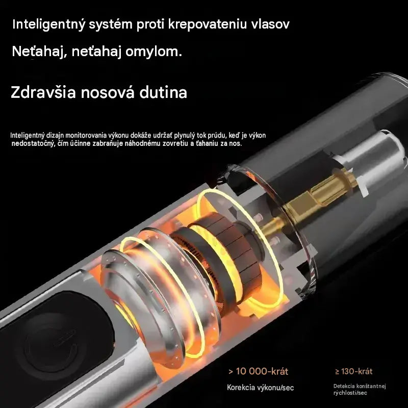 Profesionálny zastrihávač nosa a uší s LED displejom, bezbolestné cestovné darčeky