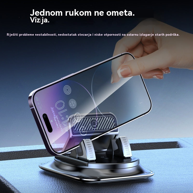 🔥【Kupite 1, dobijte 1 gratis】🚗 Sigurno i pametno: Ultimativni 2-u-1 držač za telefon u automobilu! 🚗