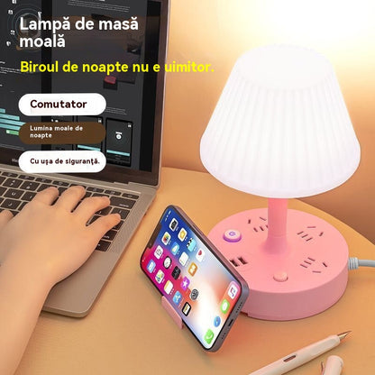 💡Večfunkcijska nočna lučka z vgrajenim podaljškom: praktična, elegantna in prihrani prostor!