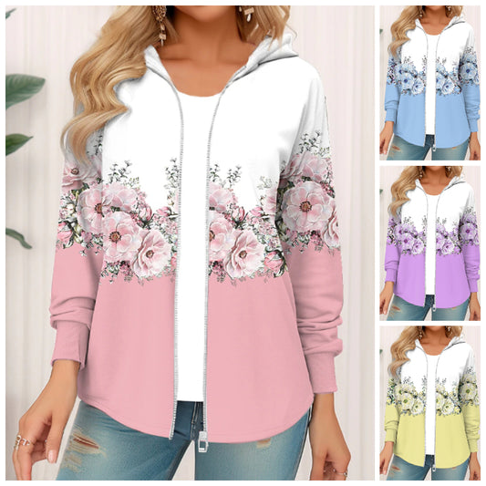 ⌛Popust kmalu poteče! 【Velikosti S-3XL】 Ženska jesenska jopa s potiskom