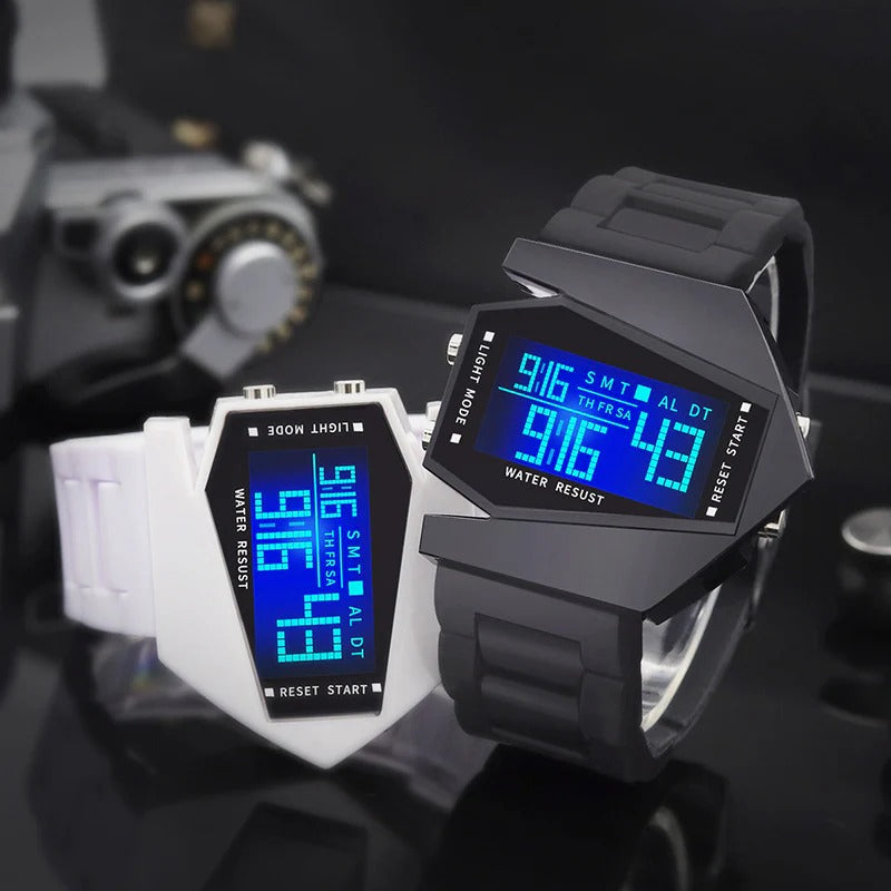 📢📢 ¡50% de descuento! ⏰ Reloj de piloto LED creativo: estilo futurista, pantalla luminosa e ideal como regalo moderno para 2026 ✨