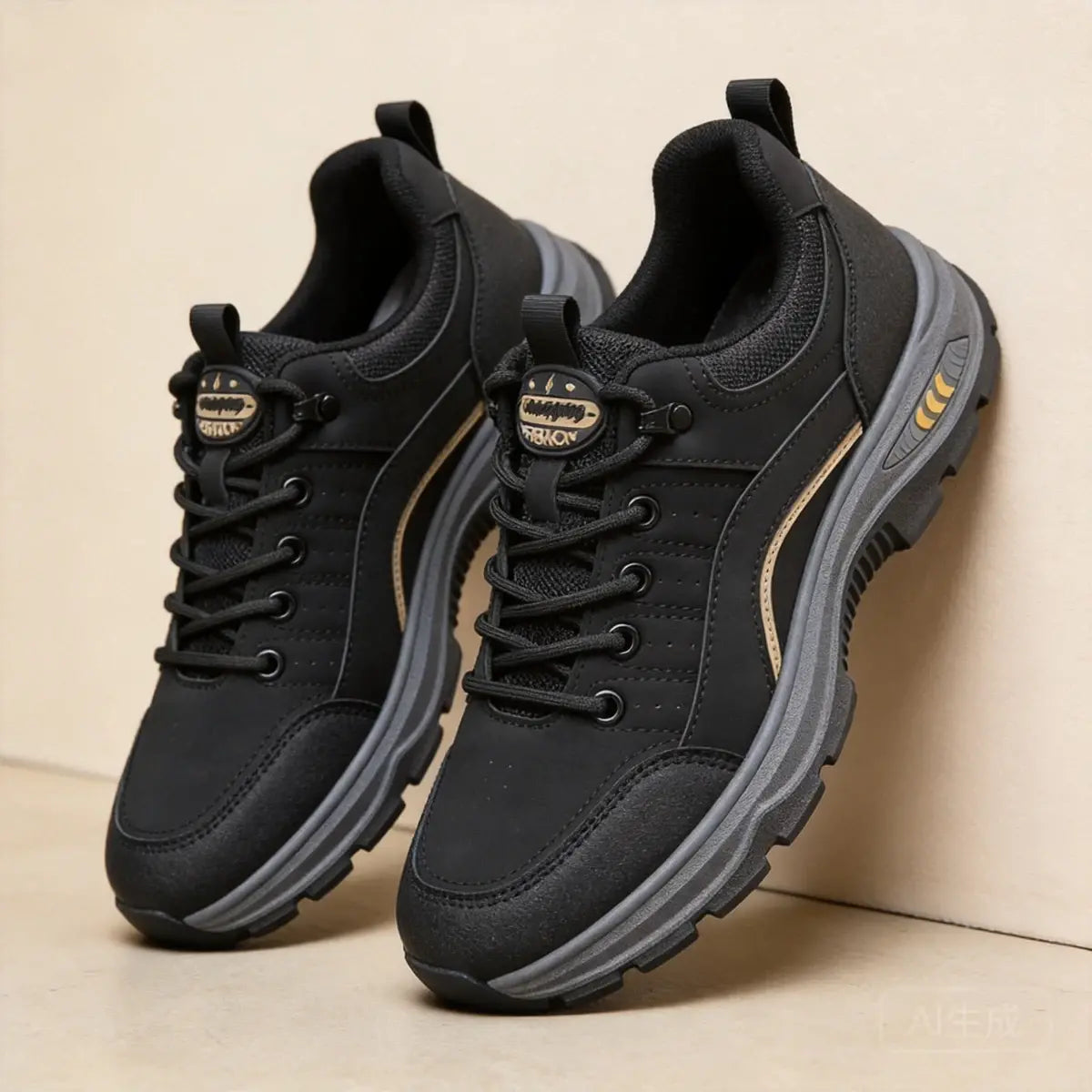 👍👞【39-44】Zapatillas deportivas de piel resistente al agua y a la suciedad, con suela blanda para una comodidad máxima.