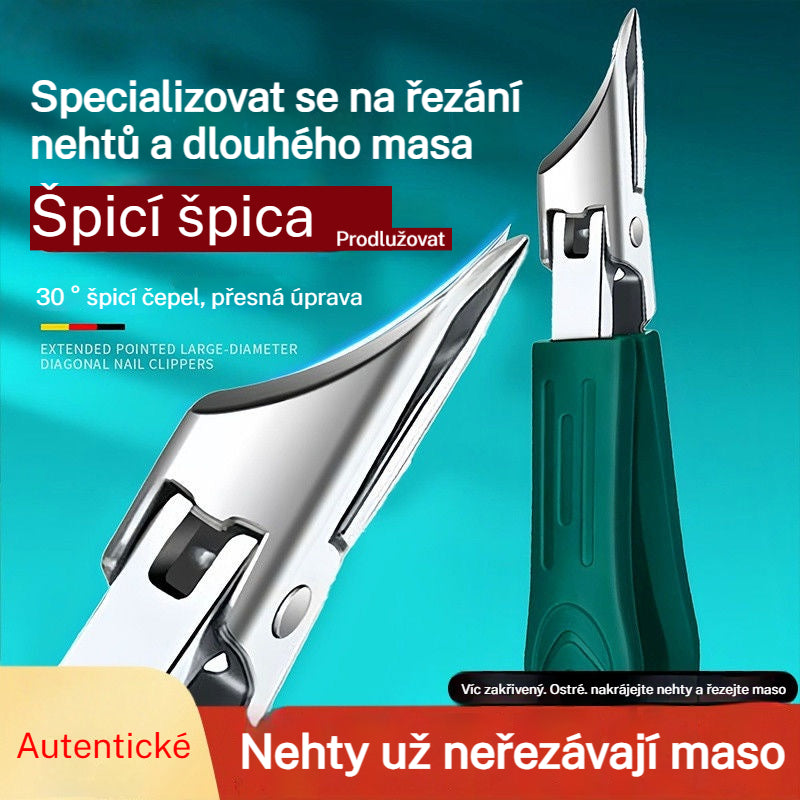 🔥 【Model 2026】🔥 Kleštičky na nehty s 25° šikmým ostřím a ochranou proti odletování (sada 3 ks)
