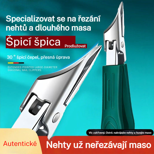 🔥 【Model 2026】🔥 Kleštičky na nehty s 25° šikmým ostřím a ochranou proti odletování (sada 3 ks)