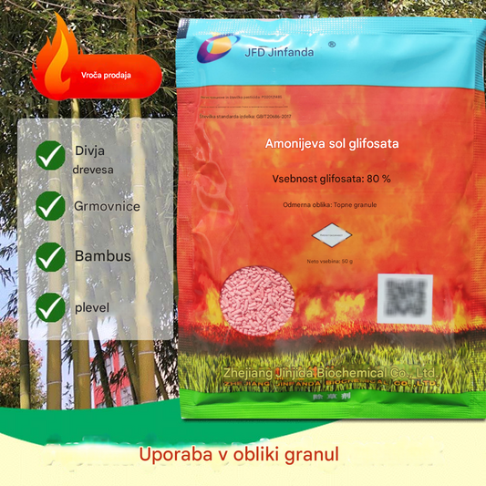 🌿【5 pakiranj】Jinfanda glifosatni herbicid, 80 % amonijeva sol glifosata🌳🌱