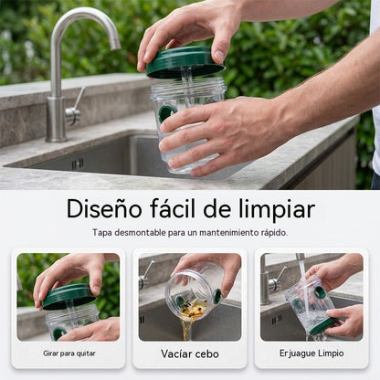 🐝☀️ 【Compra 1 y Llévate 1 GRATIS】Trampa solar para avispas para patios y jardines 🔋🌿 – Altamente eficiente, recargable, resistente a la intemperie, cubre hasta 500 metros cuadrados.