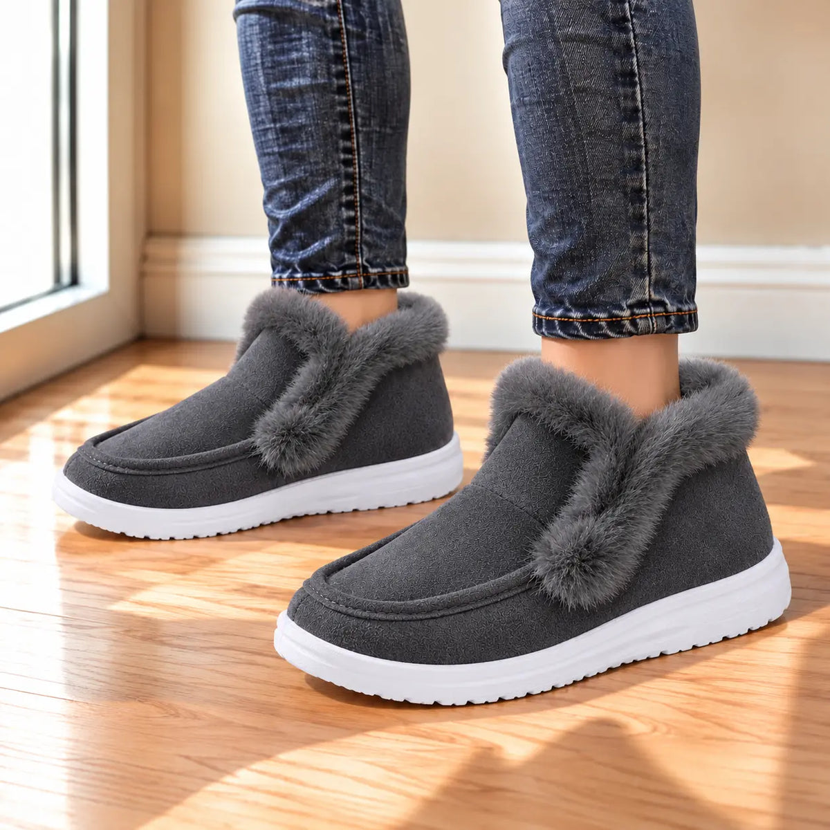 🔥【37-43】Zapatos y botas para exteriores, con aislamiento térmico y suela antideslizante, para otoño e invierno