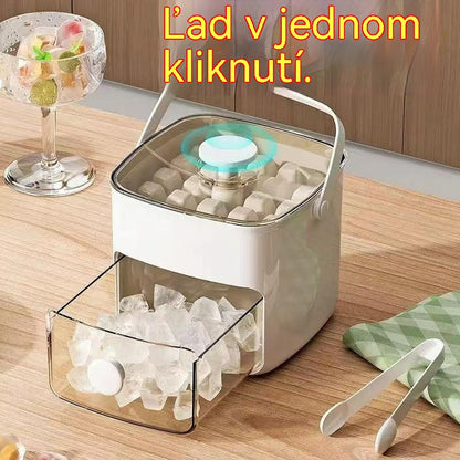 💞Predaj presiahol 50 000! 💥🥤🧊 50% zľava! Výrobník ľadu s funkciou skladovania ľadu: vyrobí 48 kociek ľadu naraz, nepriepustné veko 🏖️✅