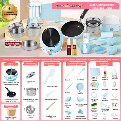 🎁【El mejor regalo para niños】🍳 Mini juguetes de cocina para niños