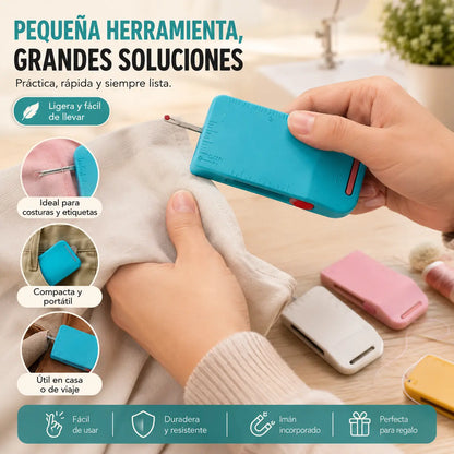 🧵 Descuento por tiempo limitado: paquete de 2 unidades ✨ Guía de costura y descosedor – 3 en 1, preciso y portátil ✂️