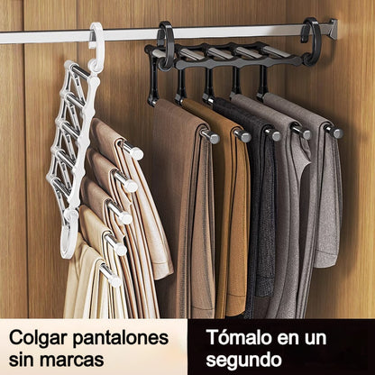 🔥 ¡Compre más, ahorre más! 🔥 Estante de almacenamiento de pantalones multicapa, plegable, telescópico y multifuncional para el hogar 🏠✨