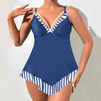 🏖️👙【Produs nou de vară】🌴【S-5XL】Set de costume de baie cu imprimeu pentru plajă, vacanță, 2025 