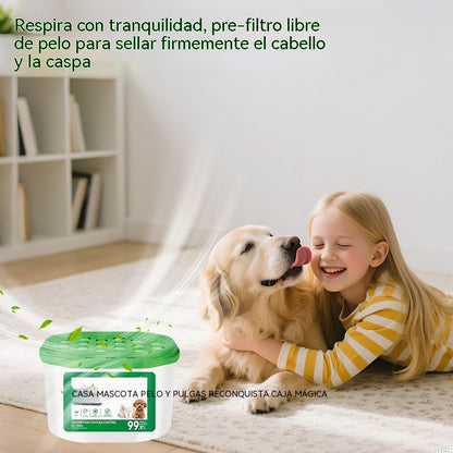 🔥【¡Compra 1 y llévate 1 gratis!】- Caja mágica para eliminar el pelo y el olor de mascotas en el hogar