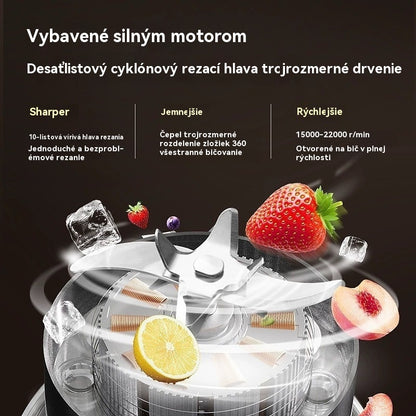 ✨🍎🍹【400ml】Prenosný odšťavovač - Vezmite si ho kamkoľvek so sebou a vychutnajte si čerstvé, zdravé ovocné a zeleninové šťavy kedykoľvek.