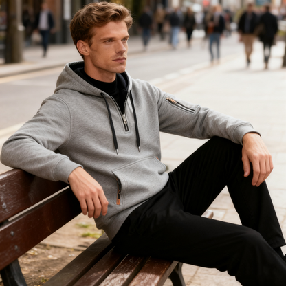 【S-5XL】Pánske mikiny s kapucňou na zips a viacvreckové mikiny