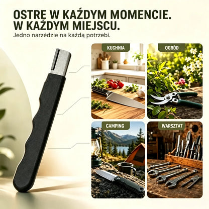 🔪Kup 1, a 2 otrzymasz gratis✨ Przenośna ostrzałka do noży i nożyczek – przywróć ostrość w kilka sekund 💥