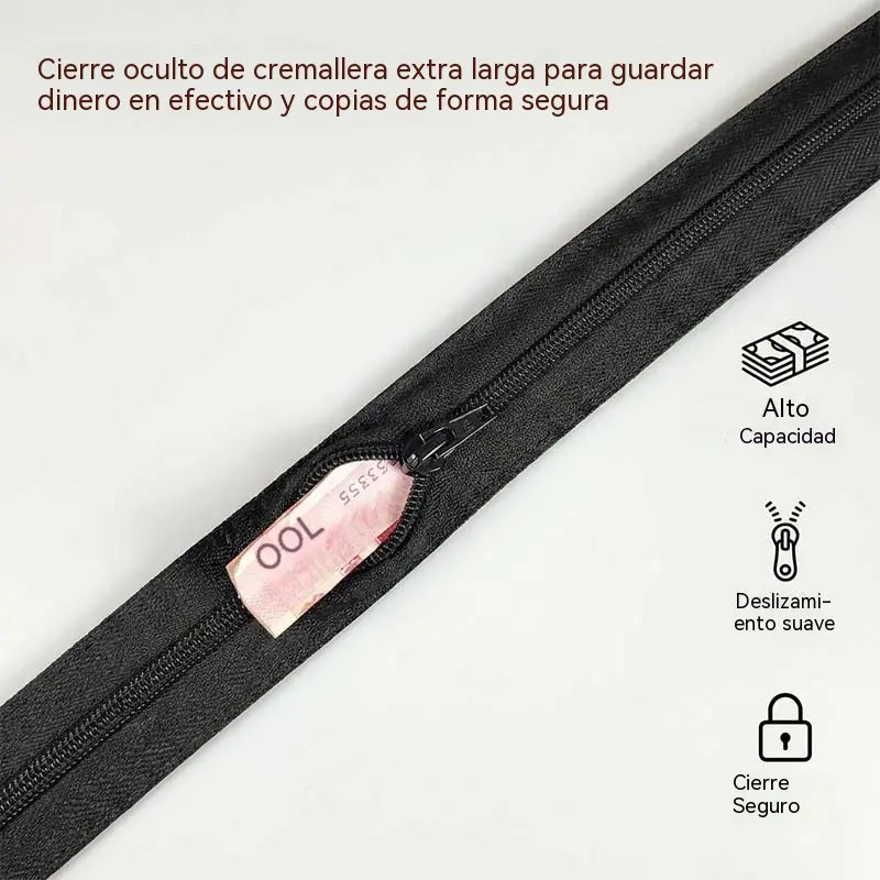 🔥【Compra 1 y llévate 1 gratis】🔥【Longitud： 130 cm】Cinturón de viaje táctico con bolsillo oculto para dinero