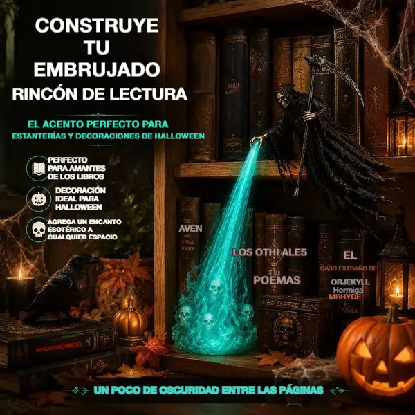 🎃🔥 Luz LED decorativa de ángel 3D | Decoración de estantería iluminada de fantasía