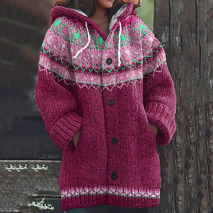 🥰Nový pohodlný retro sveter kardigan 3818554