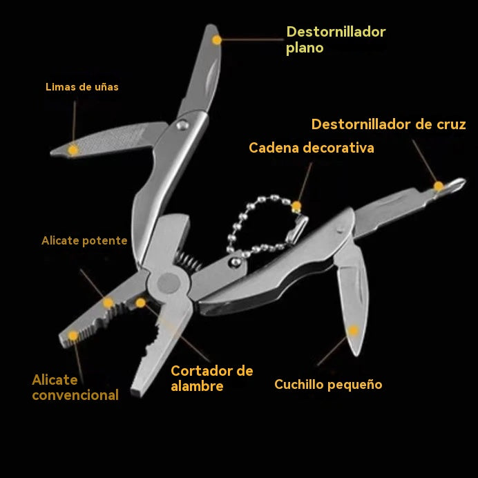 🔥【Compra 1 y llévate 1 gratis】🛠️Mini alicates plegables multifunción