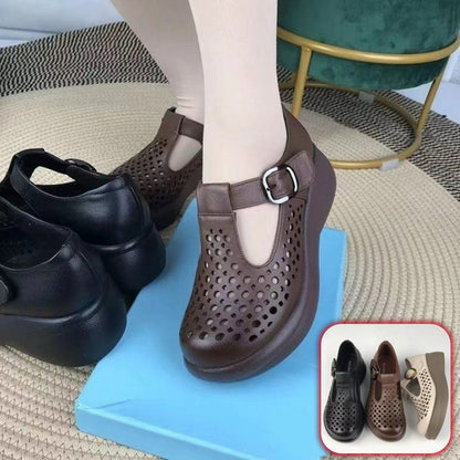 😍 Časovo obmedzená špeciálna ponuka! 👡 Ležérne a štýlové topánky s výrezom a mäkkou podrážkou z prírodnej kože.