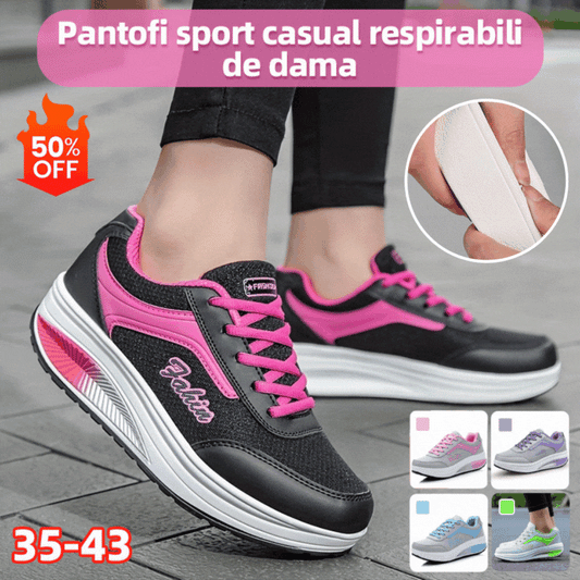 🔥【Cumpărați 1, primiți 1 gratuit】👟【35-43】Adidași casual respirabili la modă pentru femei
