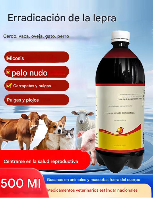 🐕 Acaricida multiusos para el ganado: Puede utilizarse como aditivo alimentario para controlar plagas externas.