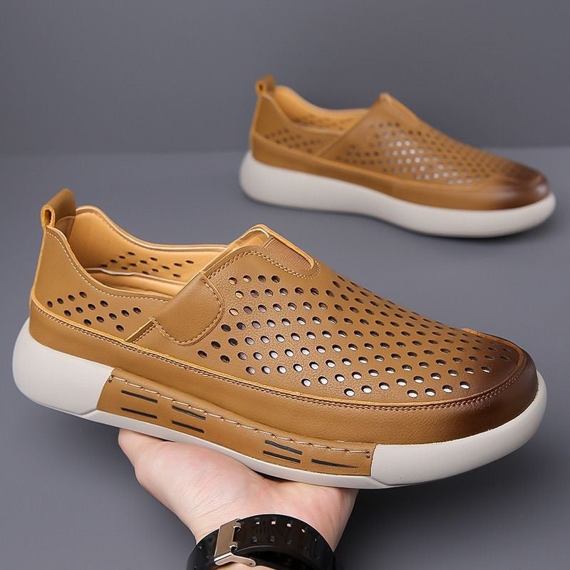 🏆【🔥Gran oferta】【39-44】Sandalias transpirables con agujeros para hombre👞