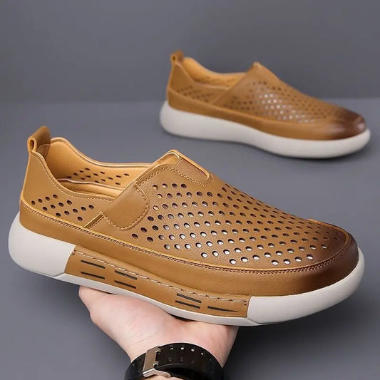 🏆【🔥Gran oferta】【39-44】Sandalias transpirables con agujeros para hombre👞