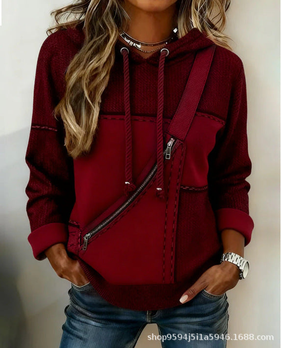🔥【Priama zľava 30 €】🎀🎀【S-5XL】Dámska mikina s kapucňou a dlhým rukávom s potlačou