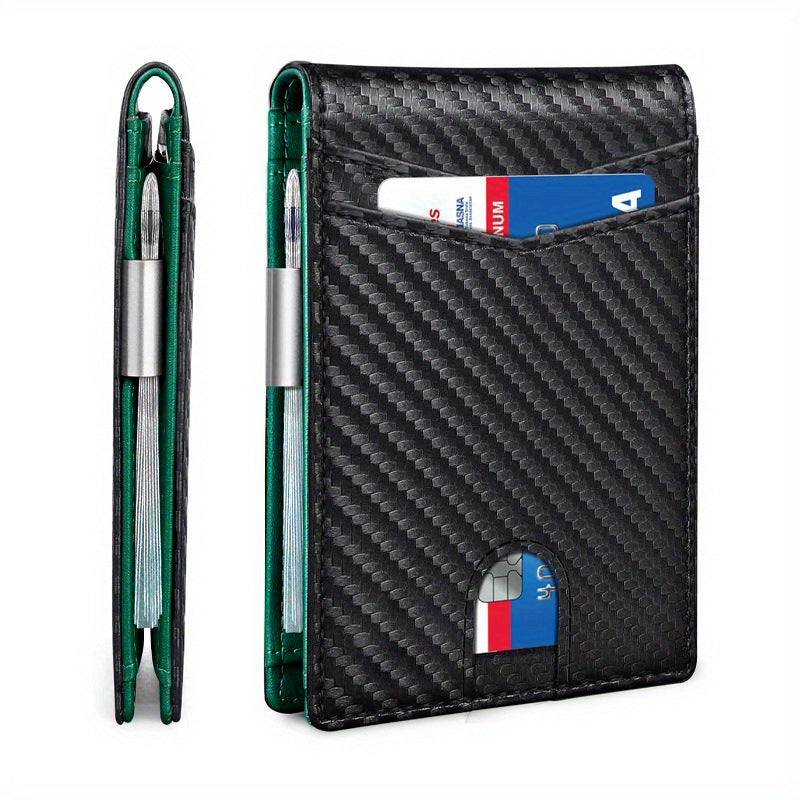 Obavezni muški novčanik 👛 Minimalistički muški novčanik s RFID zaštitom 👨