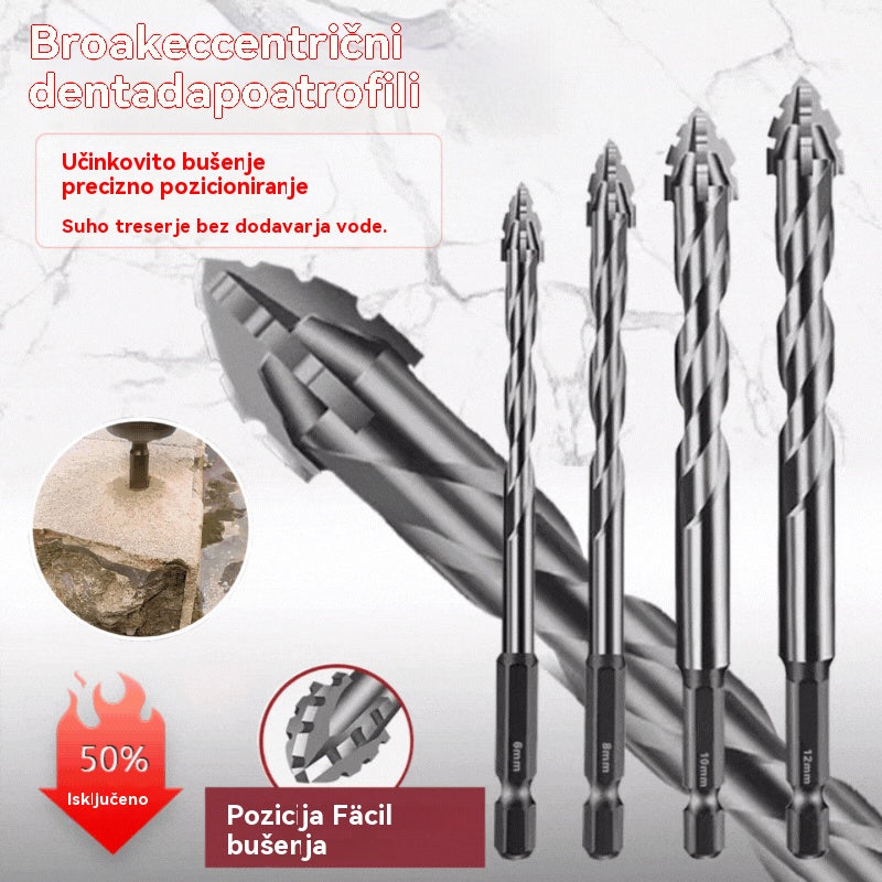 🔥Vruća ponuda 2026🔥 Set ekscentričnih svrdala s 4 žljeba za teške uvjete rada