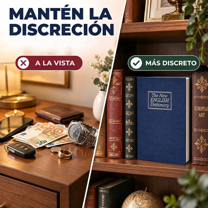 🔐📚 Caja fuerte oculta en forma de libro