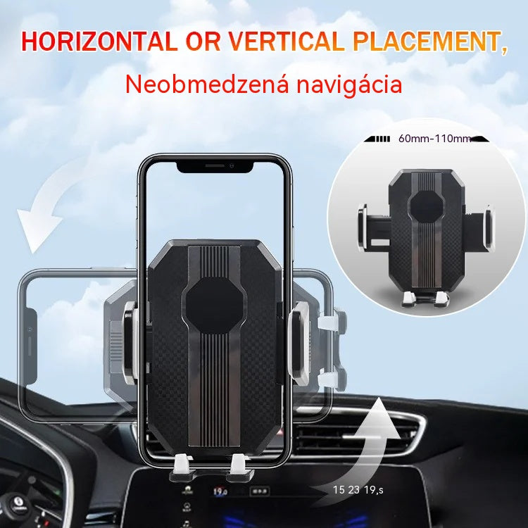 🚗Praktický a prenosný držiak na telefón do auta, maximálna nosnosť 5 kg!